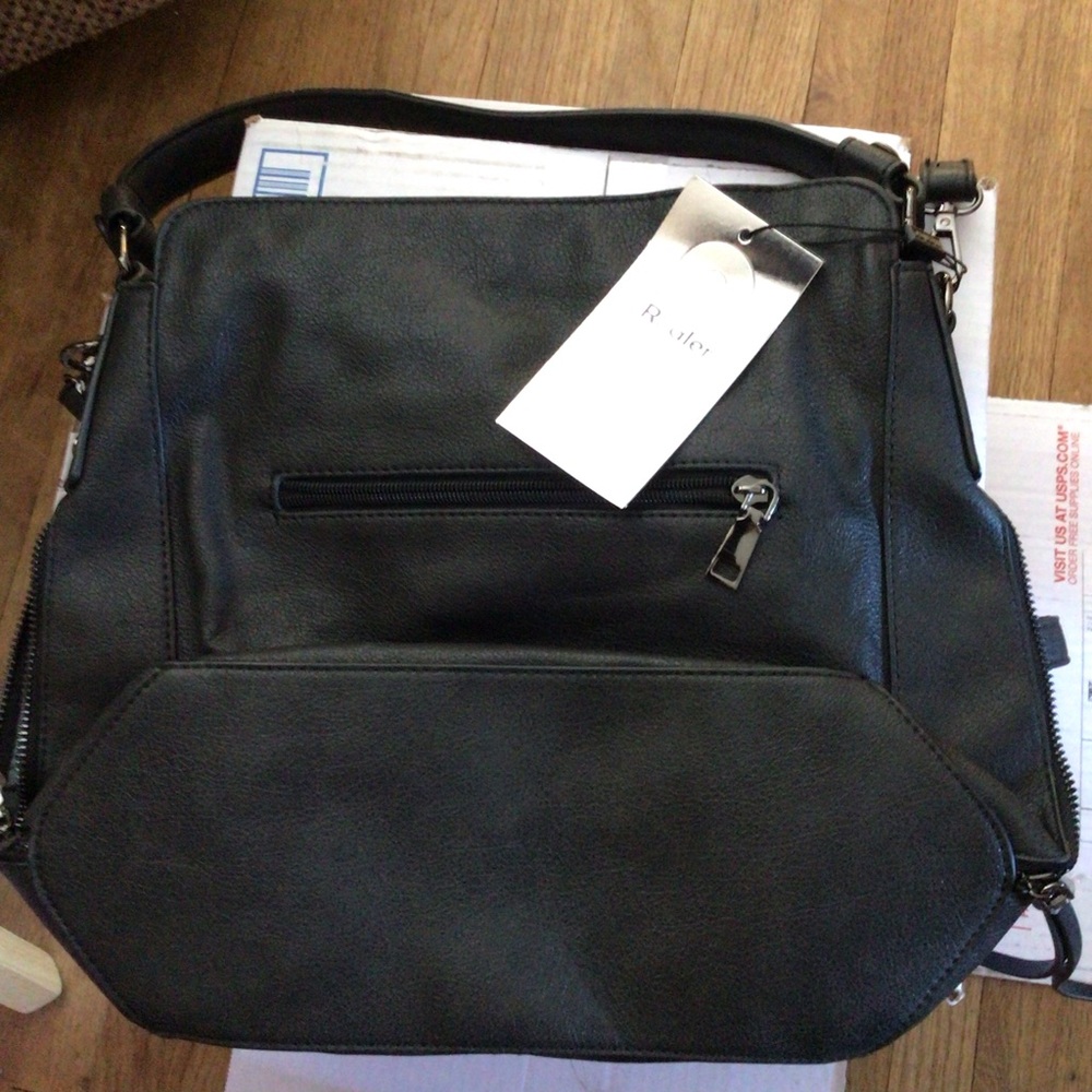 Sleek Black Crossbody Bag by B. Makowsky